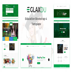 قالب سایت دانشگاهی Glaxdu