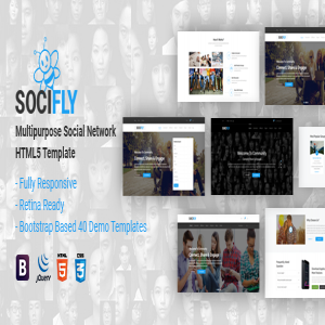 قالب سایت SociFly نسخه 1.0