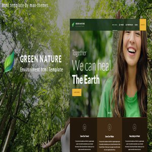 قالب سایت Green Nature نسخه 1.0