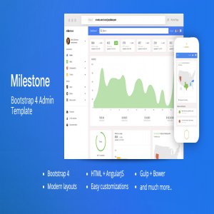 قالب مدیریت MILESTONE