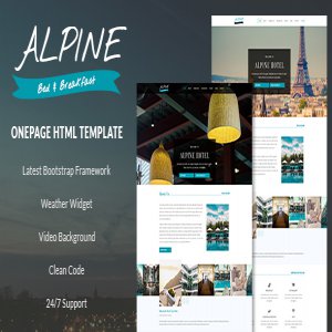 قالب سایت Alpine نسخه 1.0