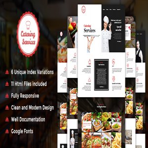 قالب سایت Catering نسخه 1.0