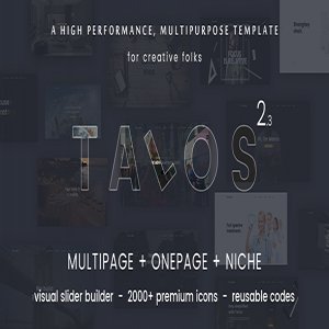 قالب سایت Talos v2.3