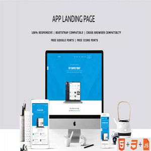 قالب سایت APP LANDING HTML TEMPLATE