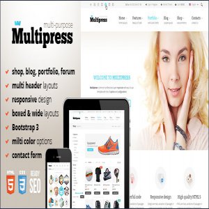 قالب سایت Multipress