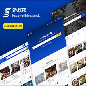 قالب سایت دایرکتوری SPARKER نسخه 1.1