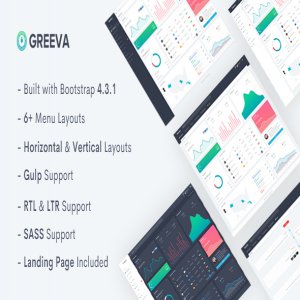 قالب مدیرت Greeva نسخه 1.0 راست چین