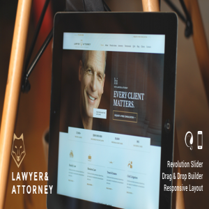 قالب وردپرس وکالت Lawyer & Attorney نسخه 1.4