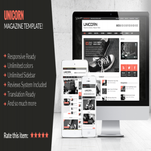 قالب وردپرس مجله Unicorn نسخه 2.0