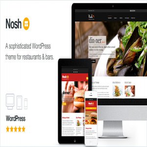 قالب وردپرس رستوران Nosh نسخه 2.2