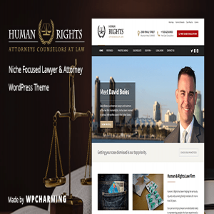 قالب وردپرس وکالت HumanRights نسخه 1.1.4