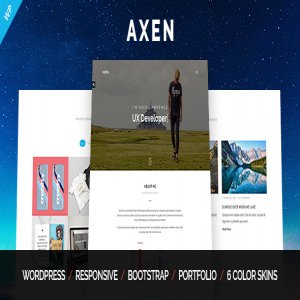 قالب وردپرس Axen نسخه 1.0.4