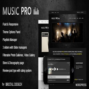 قالب وردپرس موزیک Music Pro نسخه 3.2.9