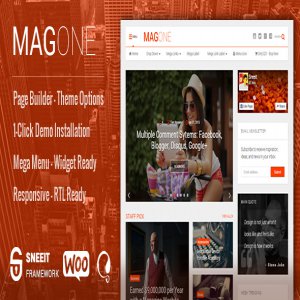 قالب وردپرس MagOne نسخه 6.2
