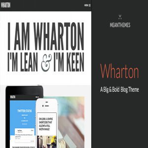 قالب وبلاگی وردپرس Wharton نسخه 1.2.3