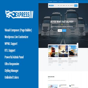 قالب وردپرس حمل و نقل Express نسخه 1.3.1 راست چین