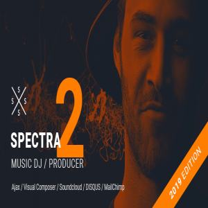 قالب وردپرس موزیک و کنسرت Spectra نسخه 1.4.5