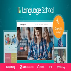 قالب وردپرس آموزشگاه زبان LANGUAGE SCHOOL نسخه 1.1.4