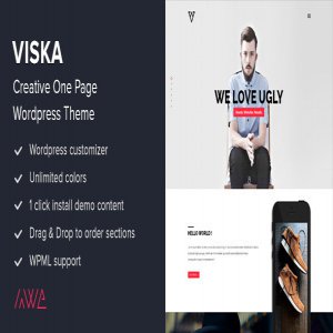 قالب وردپرس Viska نسخه 1.9.1