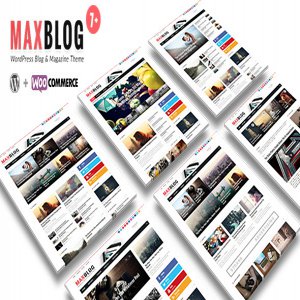 قالب خبری وردپرس MaxBlog نسخه 7.3 راست چین