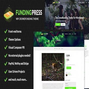 قالب وردپرس Fundingpress نسخه 4.2.1