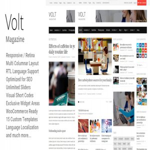 قالب وردپرس Volt نسخه 3.4 راست چین