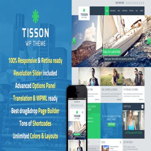 قالب وردپرس Tisson نسخه 1.4.1