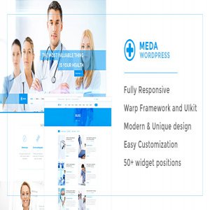 قالب وردپرس پزشکی Meda نسخه 1.0.1