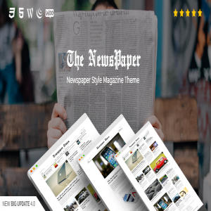 قالب خبری وردپرس NewsPaper نسخه 4.0