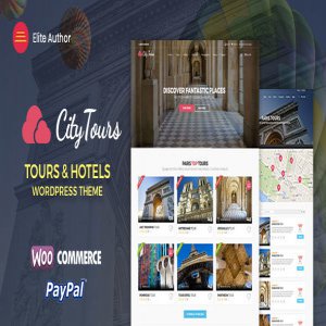 قالب وردپرس رزرواسیون هتل CityTours نسخه 1.0.5