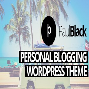 قالب وبلاگی وردپرس PaulBlack نسخه 1.7