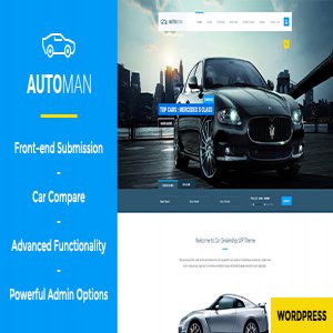 قالب وردپرس معاملات اتومبیل Automan نسخه 1.6.3