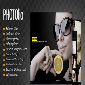 قالب وردپرس عکاسی Photolio نسخه 1.7.7