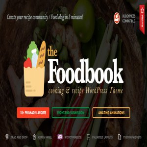 قالب وردپرس دستورغذا Foodbook نسخه 1.1.2