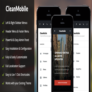 قالب وردپرس Clean Mobile نسخه 1.1