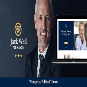 قالب وردپرس کمپین انتخاباتی Jack Well نسخه 1.0