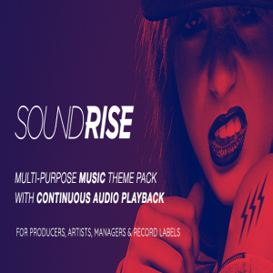 قالب وردپرس موسیقی SoundRise نسخه 1.4.10