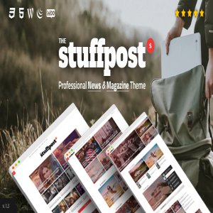 قالب وردپرس مجله و روزنامه خبری StuffPost نسخه 1.3.6 راست چین