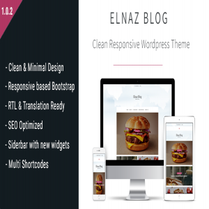 قالب وردپرس رستوران Elnaz Blog نسخه 1.0