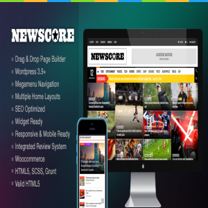 قالب خبری وردپرس NewsCore نسخه 1.6