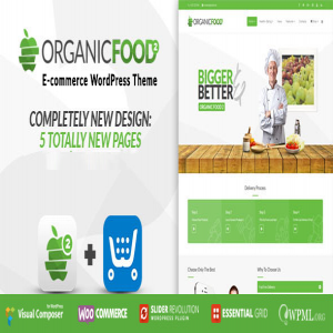 قالب وردپرس Organic Food نسخه 1.2