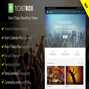 قالب وردپرس فروش بلیط TicketBox نسخه 1.1.5 راست چین