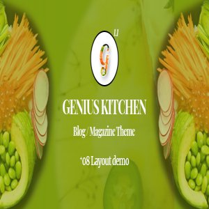 قالب وردپرس Genius Kitchen نسخه 1.1