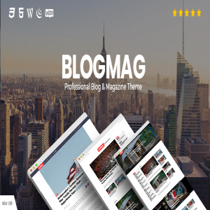 قالب وبلاگی وردپرس و مجله BlogMag نسخه 1.1