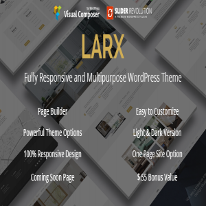 قالب چندمنظوره وردپرس LARX نسخه 1.8.5 راست چین