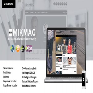 قالب چندمنظوره وردپرس MikMag نسخه 3.6