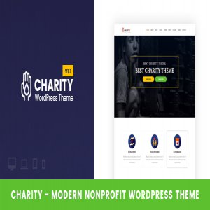 قالب وردپرس CHARITY نسخه 1.3 راست چین