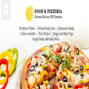 قالب وردپرس Food Pizzeria نسخه 2.0