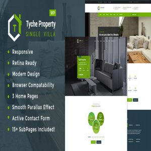 قالب وردپرس املاک Tyche Properties نسخه 2.0