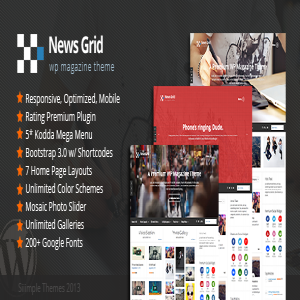 قالب وردپرس مجله News Grid نسخه 2.2